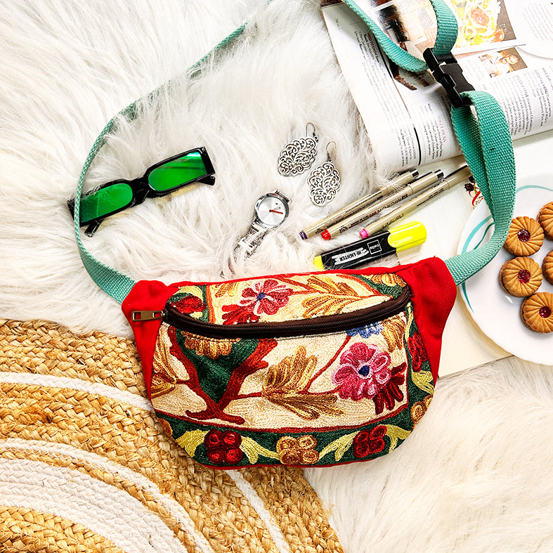 Sillica Red Fanny bag
