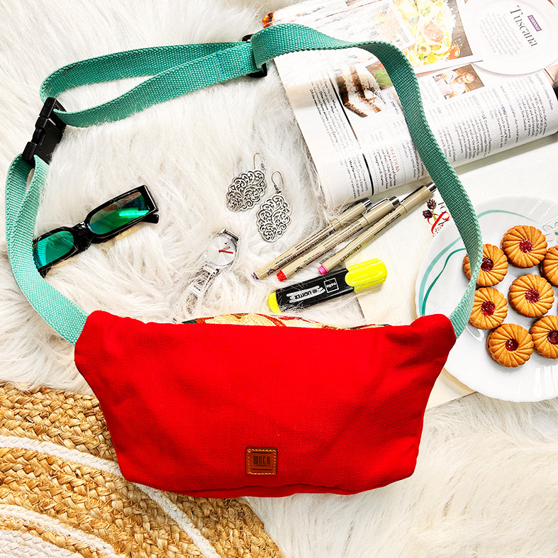 Sillica Red Fanny bag