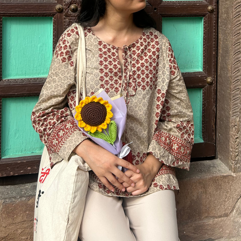 Single Sunflower Bouquet