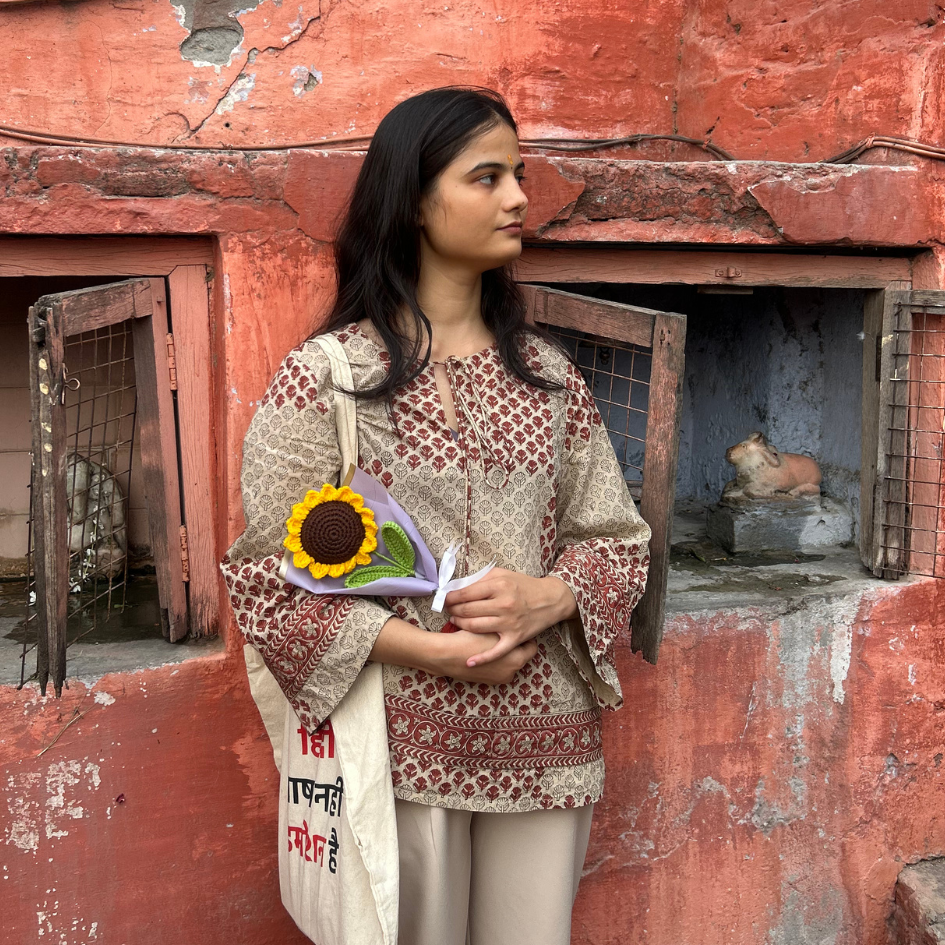 Single Sunflower Bouquet