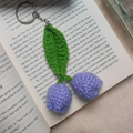 Lavender Lily Crocheted Keyring