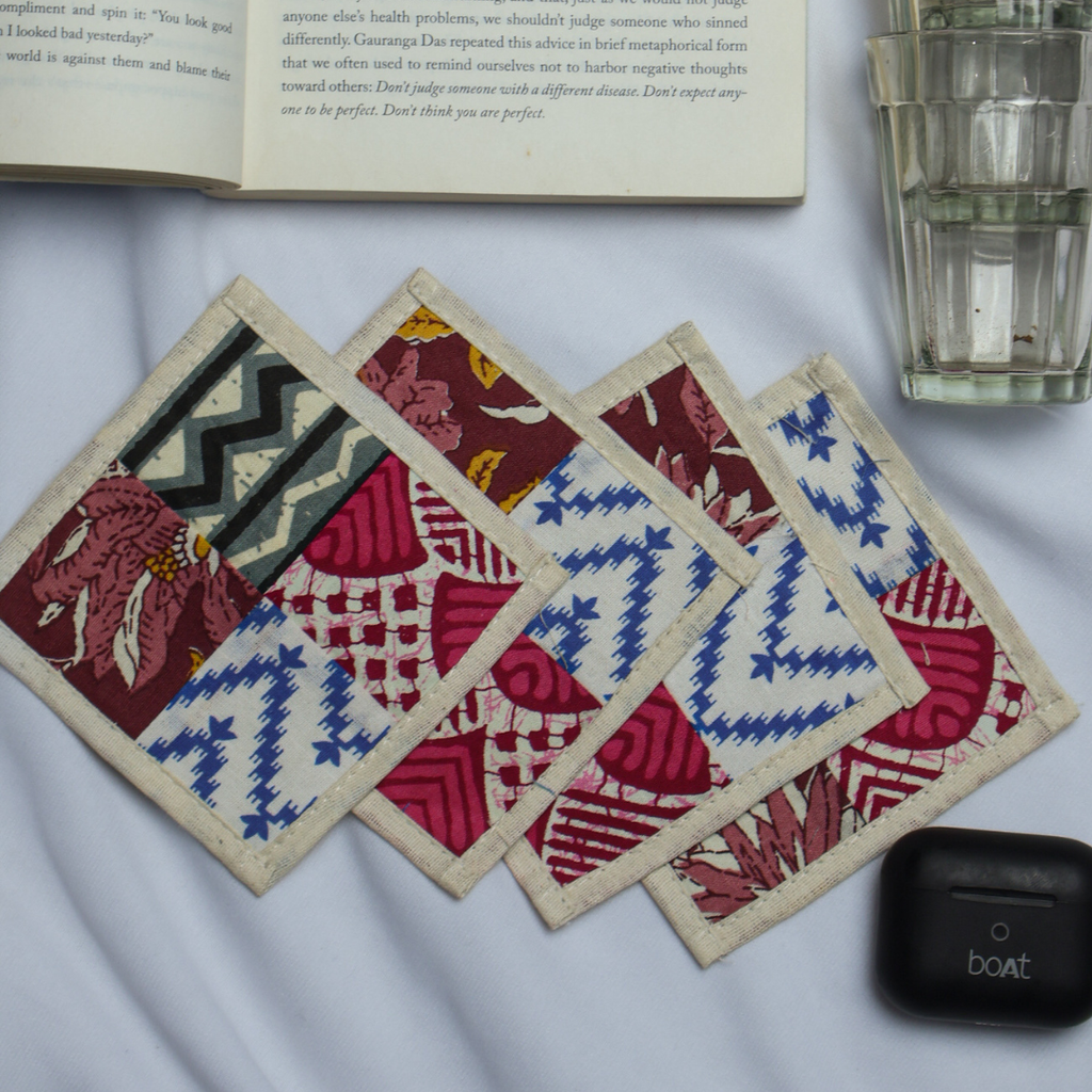 Patchwork Coaster Set (Set of 4)