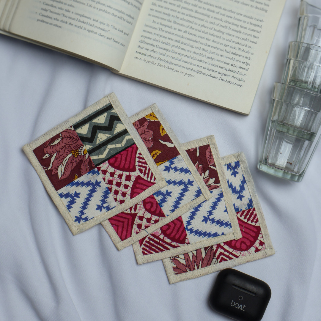 Patchwork Coaster Set (Set of 4)